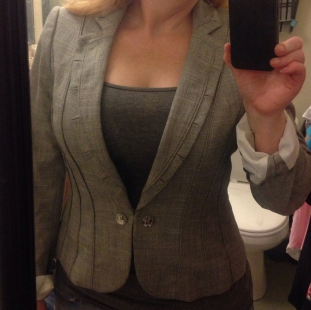 B & W Fitted Jacket
